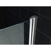 Wiesbaden Between Porte de niche 1000 x 2000 x 8 mm verre clair nano chrome SW20652