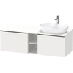 Duravit D-neo Meuble sous vasque 140x55x45.9cm 2 tiroirs Blanc mat mat SW641292