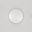 Haceka Deco spiegel - 60x60cm - rond - geborsteld goud SW1102382