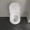Villeroy & Boch Subway 3.0 Toiletset - zonder spoelrand - diepspoel - inbouwreservoir - twistflush - bedieningsplaat zwart mat - zitting softclose & quickrelease - ceramic+ stone white SW956296
