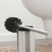 Tiger Colar Brosse de toilette avec support inox poli 8.8x38.1x10.8cm SW106827