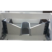 Saniclass New Future Corestone13 meuble sans miroir 80cm Blanc brillant avec vasque à poser Noir SW17786