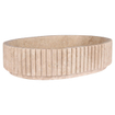 Differnz Ribba vasque - 50x38x12cm - marbre - beige SW1566360