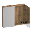 BRAUER Impress armoire de toilette miroir - 80x70x15cm - sans éclairage - 2 portes miroir double face - Honey SW1199071