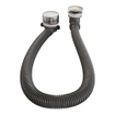 Brauer Acrylique carving encastré - ensemble de douche - 3 boutons carving - douchette à main 1 fonction - PVD inox brossé SW716061