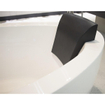 Saniclass Deluxe coussin de bain - 37x34cm - grand modèle - noir - 2 pièces SW773178