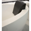 Saniclass Deluxe coussin de bain - 37x34cm - grand modèle - noir - 2 pièces SW773178