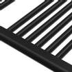 Adema Basic radiator 60x160cm recht middenaansluiting mat zwart SW732921