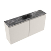 MONDIAZ TURE-DLUX Meuble WC 100 cm Linen. EDEN lavabo Lava position milieu. Avec 1 trou de robinet. SW1103863