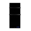 Eurom Sani 600 Comfort Panneau Infrarouge salle de bain 115x46.5cm Wifi 600watt Verre Noir SW656482