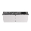 MONDIAZ TURE-DLUX meuble de toilettes 120 cm Cale. EDEN lavabo Lava position droite. Sans trou de robinet. SW1103723