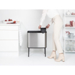 Brabantia Bo Touch Bin Poubelle - 3x11 litres - 3 seau intérieur en plastiques - matt steel fingerprint proof SW1117526