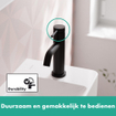 Hansgrohe Tecturis robinet colonne 80 avec poignée droite mat noir SW918401