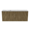 Mondiaz JOYA-DLUX 100cm meuble de toilette - couleur Dusk - Vasque FAYE position Gauche Sans trou de robinet couleur Glace. SW1423161