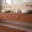 Terravito Ardeno Koko voor wand- en vloertegel - 150x50cm - 8mm - Roze SW1151134