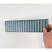 Cifre Cerámica Mussa Voor wandtegel - 30x7.5cm - 8mm - ribbel - Groen SW1175517