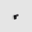 Clou Fold crochet simple noir mat revêtement par poudre SW417076