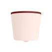MONDIAZ LAVIE WC suspendu - 36x53cm - sans bride - Fire (rouge) - softclose - quick-release - abattant WC - Rosee (rose) SW1208621