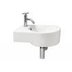 Differnz lave-mains 41x14x27cm Céramique 1 trou pour robinet Blanc SW21917