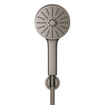 GROHE Precision Feel Thermostatische Badkraan - 31.3cm - Vitalio Joy Badset - ronde handdouche - 3 straalsoorten - met houder - geborsteld hard graphite (antraciet) SW1552914