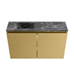 MONDIAZ TURE-DLUX Meuble WC 80cm Oro. EDEN lavabo Lava position gauche. Avec 1 trou de robinet. SW1103931