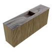 Mondiaz JOYA-DLUX 100cm toiletmeubel - kleur Dusk - Wastafel FAYE positie Midden 1 kraangat kleur Sombra. SW1426142