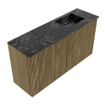 Mondiaz JOYA-DLUX 80cm toiletmeubel - kleur Dusk - Wastafel FAYE positie Rechts 1 kraangat kleur Lava. SW1423249