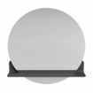 Mondiaz SPOT Badkamerspiegel - rond 70cm - spiegelplanchet - kleur Dark Grey SW1235515