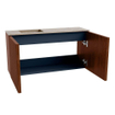 Mondiaz JOYA-DLUX 80cm toiletmeubel - kleur Ruby - Wastafel FAYE positie Links 1 kraangat kleur Arena. SW1425274