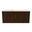 Mondiaz JOYA-DLUX 90cm toiletmeubel - kleur Walnut - Wastafel FAYE positie Links Zonder kraangat kleur Nata. SW1424498