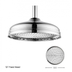 Crosswater Belgravia Douche pluie - à poser - douche principale 20cm - chrome SW24273