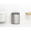 Brabantia Bo Poubelle - 12 litres - seau intérieur en plastique - acier mat anti-traces de doigts SW1026548