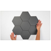 Terravito Bereno carreau mural et de sol - 15x17cm - 9mm - Hexagone - Noir mat SW476707