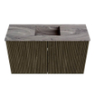 Mondiaz JOYA-DLUX 70cm toiletmeubel - kleur Shadow - Wastafel FAYE positie Midden 1 kraangat kleur Sombra. SW1425186
