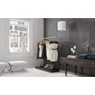 SAMPLE Terravito Bedoro wandtegel - 10x20cm - 8.5mm - Rechthoek - Graphite Glans SW736000