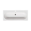 Saniclass Palermo lavabo pour meuble 120cm 1 lavabo 1 trou céramique blanc SW24918