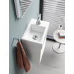 Duravit ketho 2 meuble sous lavabo avec 1 porte 36.4x23.8x44cm gauche, avec poignée blanc anthracite super mat SW772766