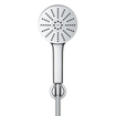 GROHE Precision Feel Thermostatische Badkraan - 31.3cm - Vitalio Joy Badset - ronde handdouche - 3 straalsoorten - met houder - chroom SW1565458