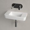 Villeroy & Boch O.novo Lave-main WC 50x14.5x13.5cm sans trou de robinet ni trop-plein Blanc Alpin SW448398