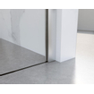 Fortifura Galeria Douche à l'italienne - 50x200cm - verre clair - Inox brossé SW876725