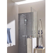 Grohe Euphoria System Douche pluie - avec robinet thermostatique - pommeau Euphoria 21cm - douchette massage - chrome - DESTOCKAGE OUT6050