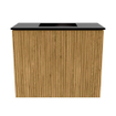 Mondiaz JOYA 50cm meuble de toilette - couleur Oak - Vasque FAYE position Milieu Sans trou de robinet couleur Urban. SW1421154