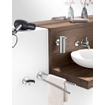 Zack SCALA Föhnhouder - 12x8x6cm - hoogglans RVS SW23537