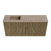 Mondiaz JOYA-DLUX 90cm meuble de toilette - couleur Dusk - Vasque FAYE position Gauche 1 trou de robinet couleur Arena. SW1425752
