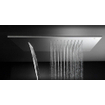 Hotbath Mate inbouwhoofddouche vierkant met cascade 50x50cm nikkel geborsteld SW22812