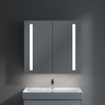 Villeroy & Boch My view armoire de toilette - 80x75 cm. 2 portes et éclairage LED 1024980