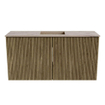 Mondiaz JOYA-DLUX 80cm meuble de toilette - couleur Dusk - Vasque FAYE position Milieu 1 trou de robinet couleur Arena. SW1425742