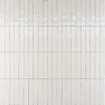 SAMPLE Ceralto Serrata Slate Vloer- en wandtegel - 5X30cm - 10mm - Rechthoek - Bianco Glans SW1220907