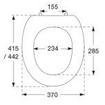 Pressalit Objecta polygiene closetzitting zonder deksel wit SW28901