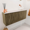 Mondiaz JOYA-DLUX 100cm toiletmeubel - kleur Dusk - Wastafel FAYE positie Rechts Zonder kraangat kleur Meli. SW1425835